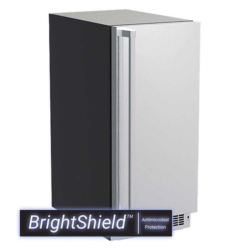 15-In Marvel Professional Nugget Ice Machine With Brightshield with Brightshield\u2122 - Yes, Door Style - Stainless Steel - (MPNP415SS81A)