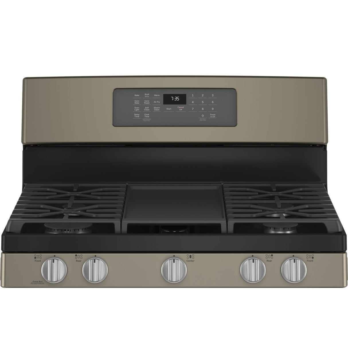 GE(R) 30" Free-Standing Gas Convection Range with No Preheat Air Fry - (JGB735EPES)