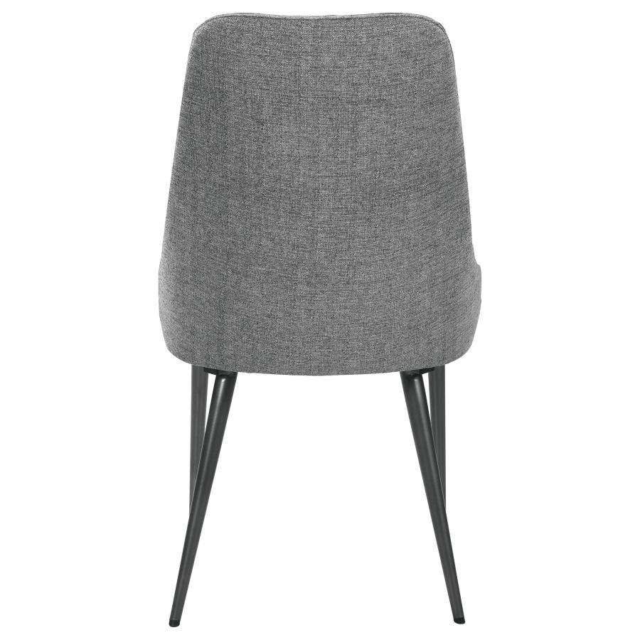Alan Upholstered Dining Chairs Grey (set of 2) - (190442)