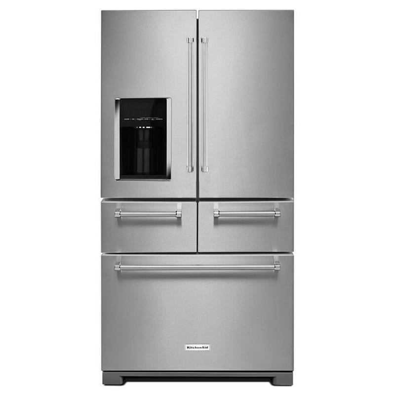 25.8 Cu. Ft. 36" Multi-Door Freestanding Refrigerator with Platinum Interior Design - (KRMF706ESS)
