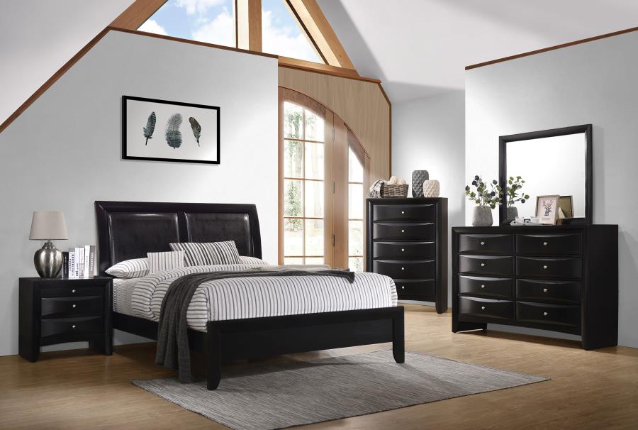 Briana Black Eight-drawer Dresser - (200703)