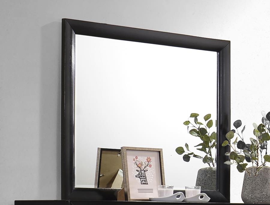 Briana Black Dresser Mirror - (200704)