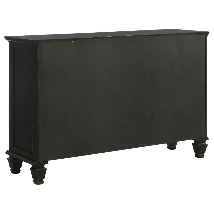 Sandy Beach 11-drawer Dresser Black - (201323)