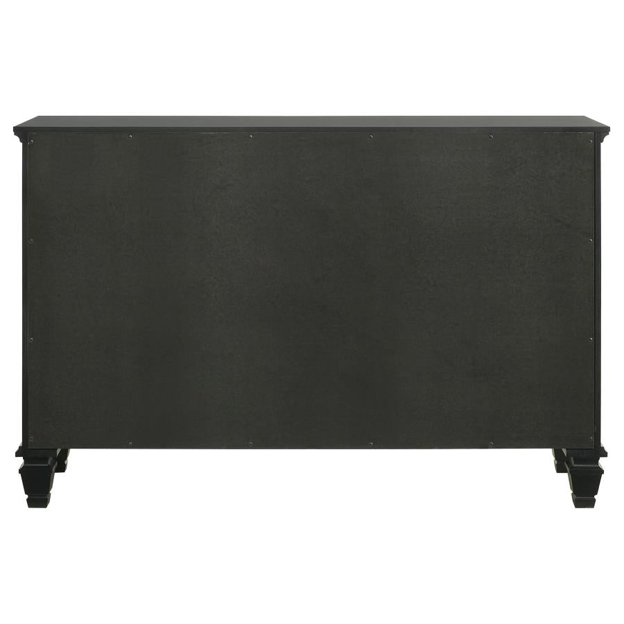 Sandy Beach 11-drawer Dresser Black - (201323)