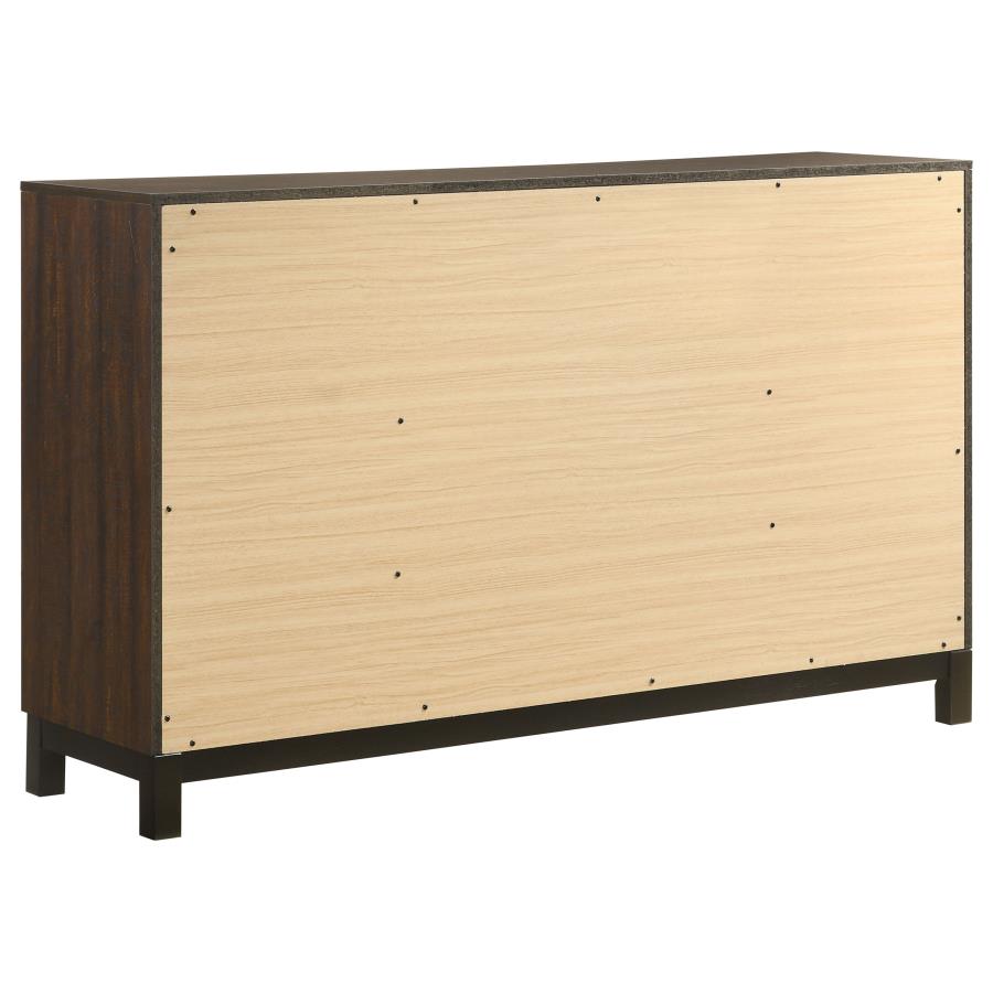 Edmonton 6-drawer Dresser Rustic Tobacco - (204353)