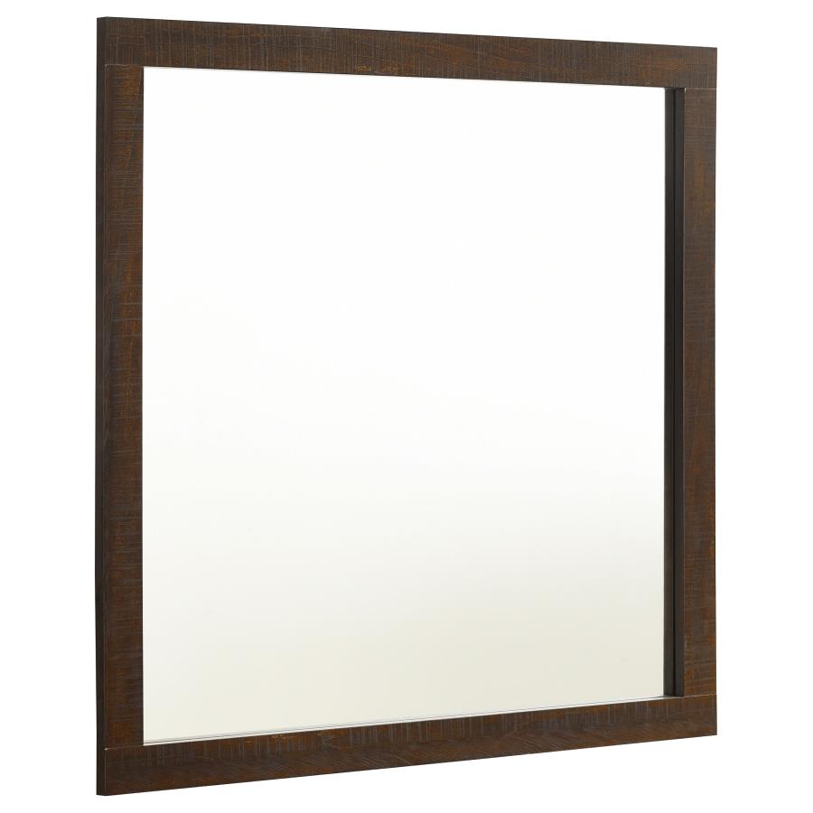 Edmonton Dresser Mirror Rustic Tobacco - (204354)