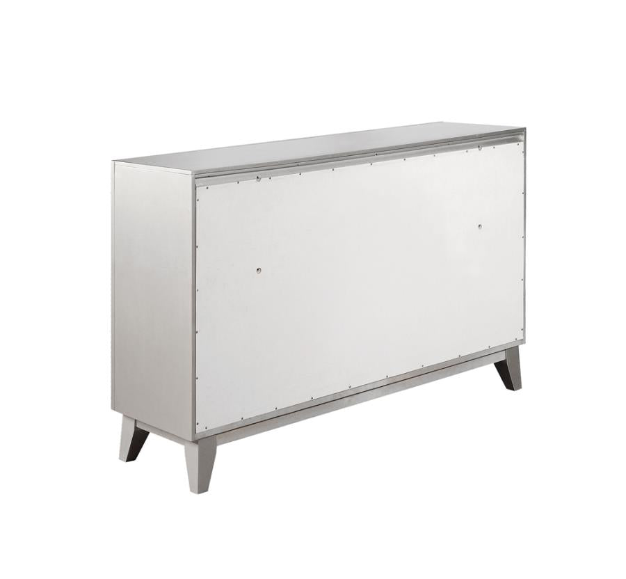 Leighton 7-drawer Dresser Metallic Mercury - (204923)