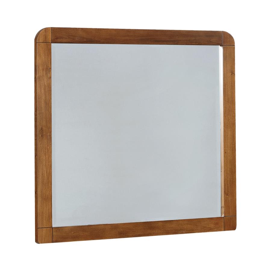 Robyn Rectangular Dresser Mirror Dark Walnut - (205134)