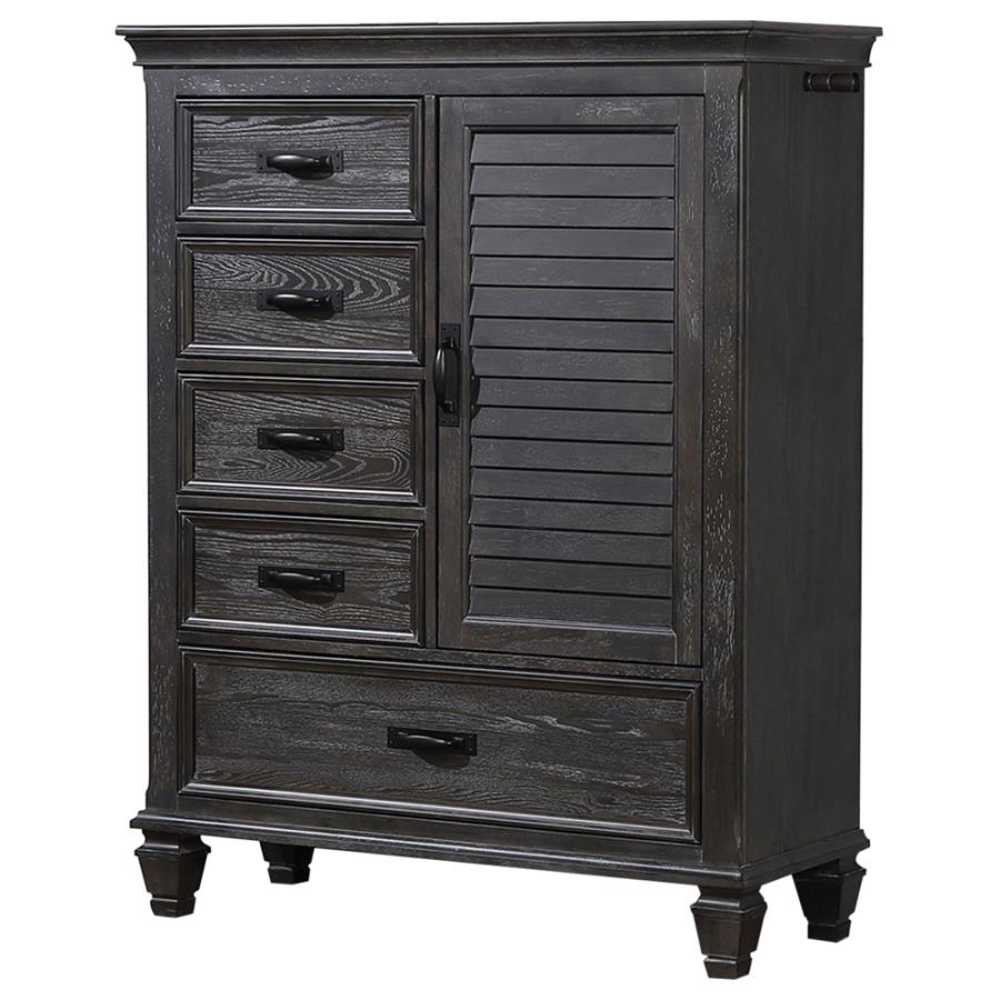 Franco 5-drawer Door Chest Weathered Sage - (205736)