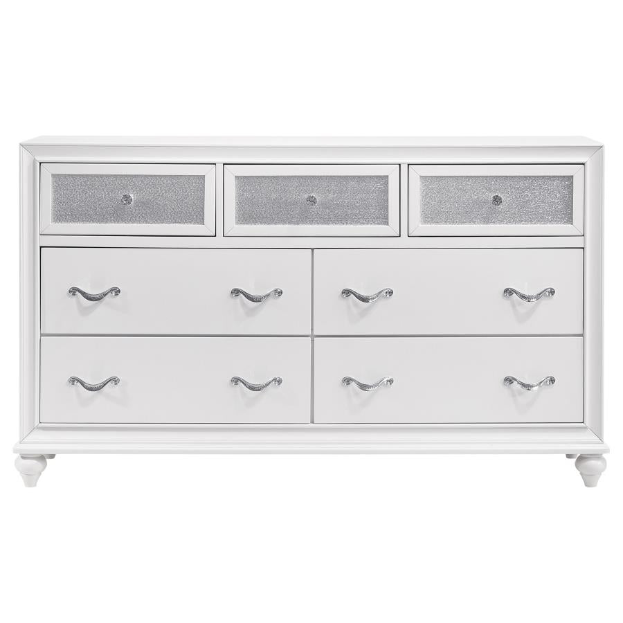 Barzini 7-drawer Dresser White - (205893)