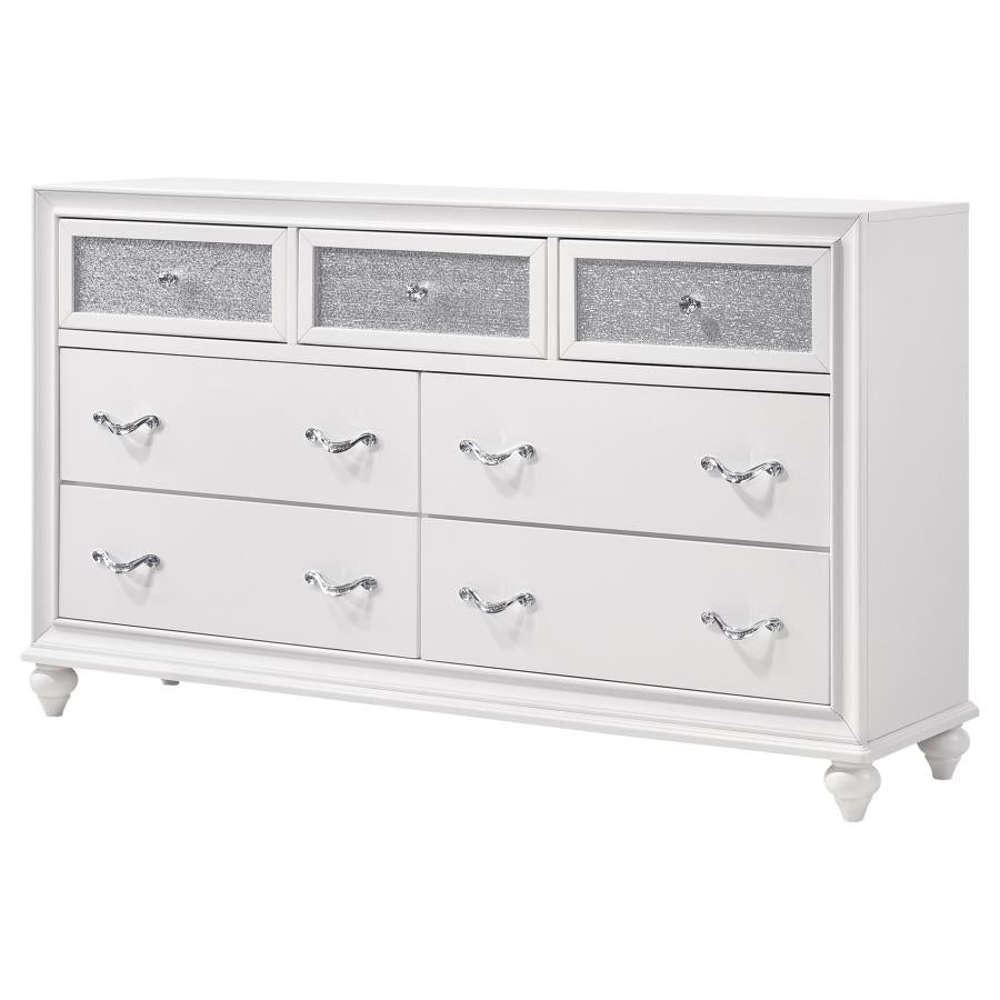 Barzini 7-drawer Dresser White - (205893)