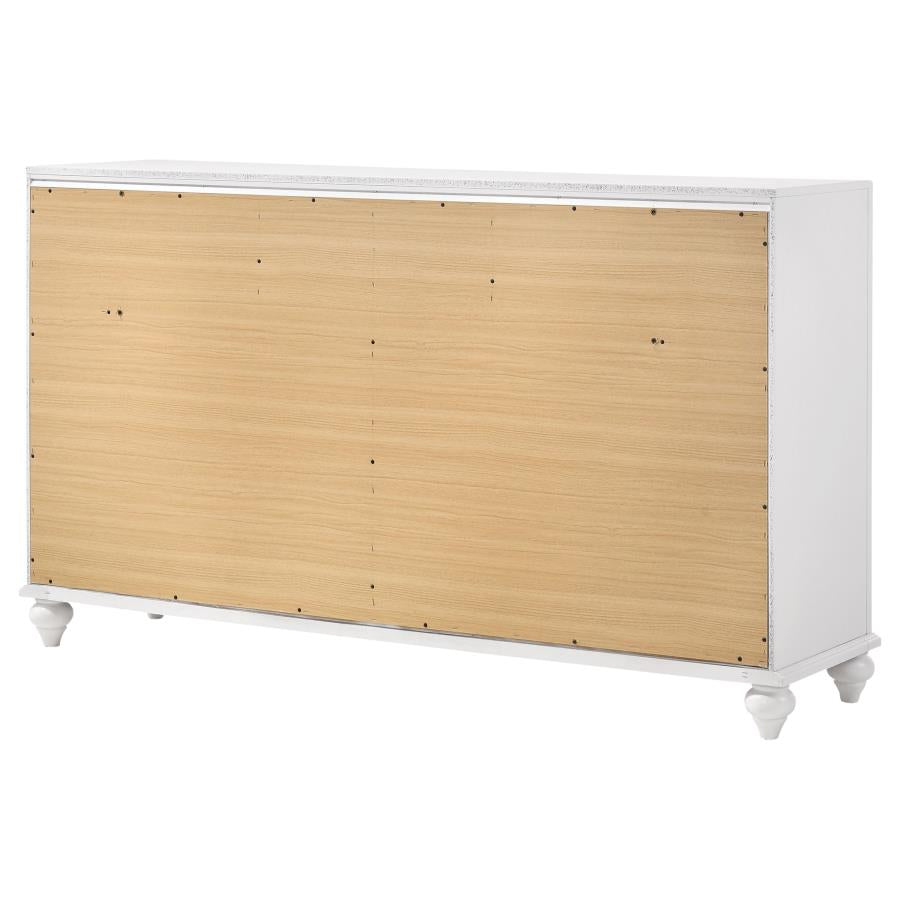 Barzini 7-drawer Dresser White - (205893)