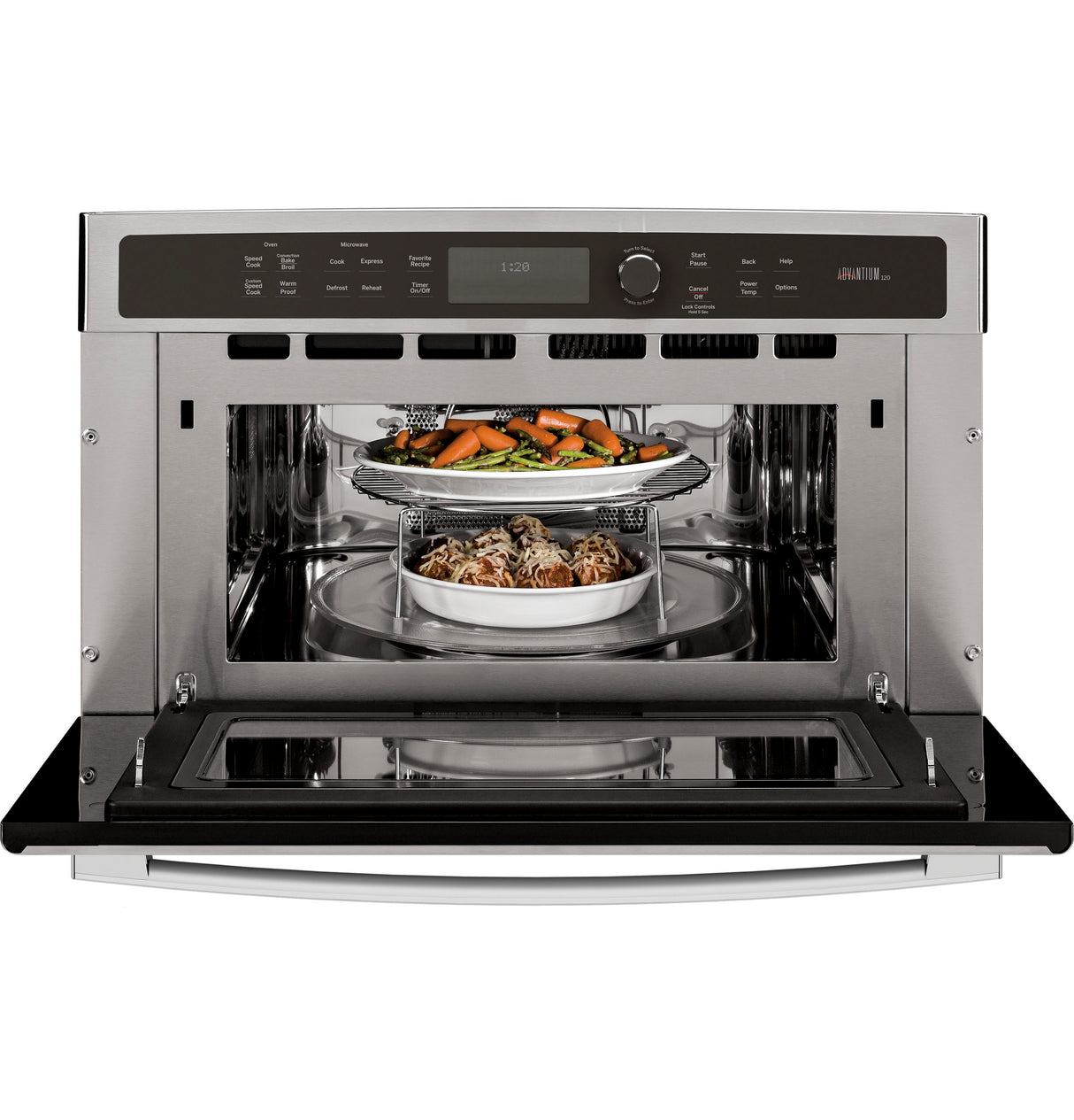 GE Profile(TM) 30 in. Single Wall Oven with Advantium(R) Technology - (PSB9120SFSS)