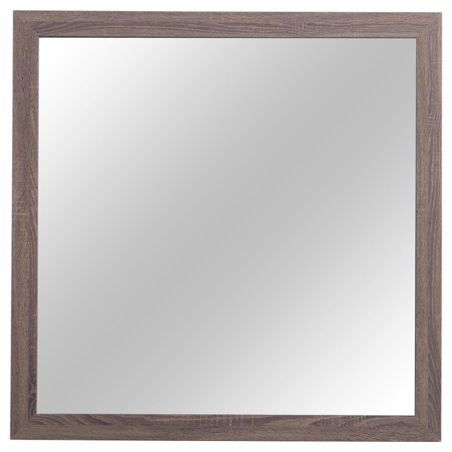 Brantford Rectangle Dresser Mirror Barrel Oak - (207044)