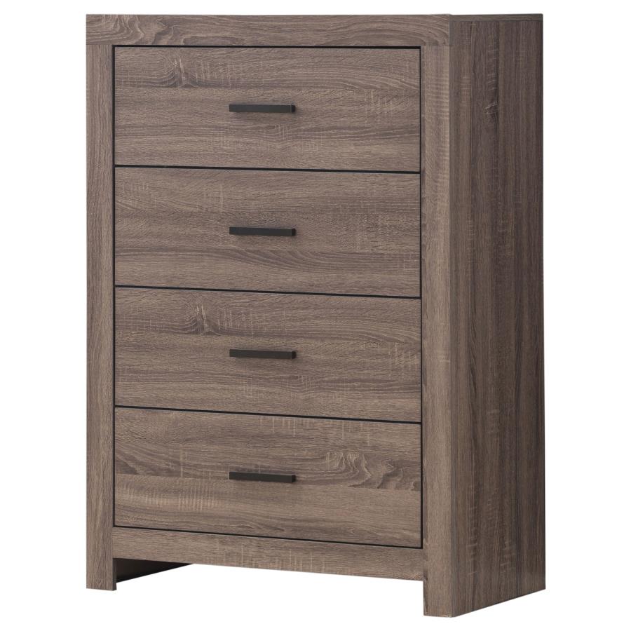 Brantford 4-drawer Chest Barrel Oak - (207045)