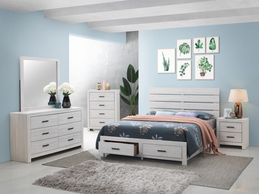 Brantford 4-drawer Chest Coastal White - (207055)