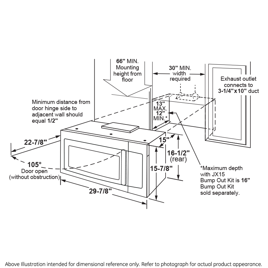 GE(R) 1.7 Cu. Ft. Over-the-Range Sensor Fingerprint Resistant Microwave Oven - (JVM6175YKFS)