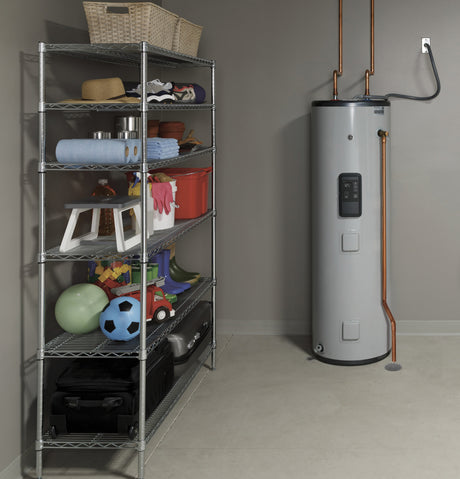 GE(R) Smart 40 Gallon Tall Electric Water Heater - (GE40T10BLM)