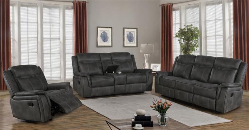 Lawrence Upholstered Tufted Living Room Set - (603504S3)
