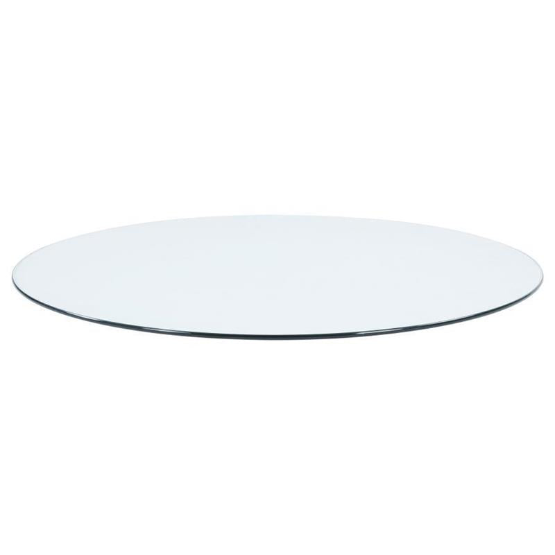50" Round Glass Table Top Clear - (CP50RD10)