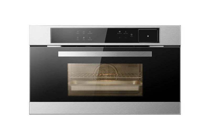 ROBAM 30-in Air Fry Convection European Element Single Electric Wall Oven (Black) - (ROBAMCQ762S)