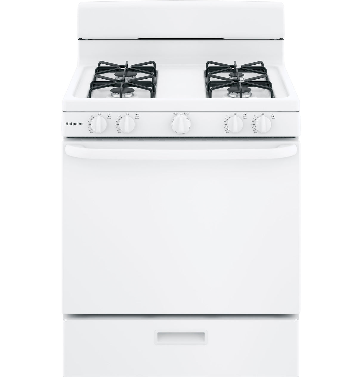 Hotpoint(R) 30" Free-Standing Gas Range - (RGBS300DMWW)