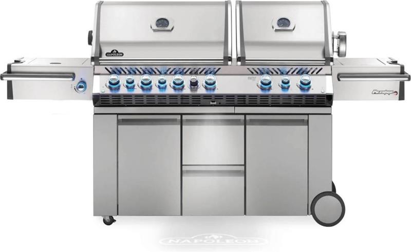 Prestige PRO 825 RSBI with Power Side Burner, Infrared Rear & Bottom Burners , Natural Gas, Stainless Steel - (PRO825RSBINSS3)