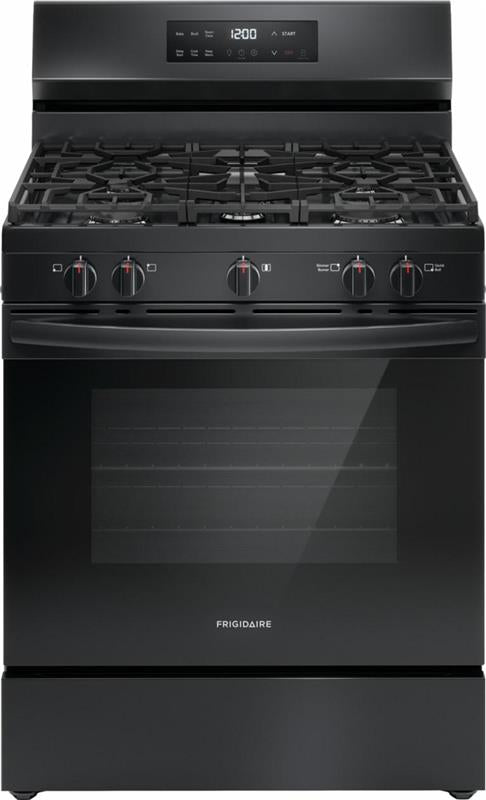 Frigidaire 30" Gas Range with Quick Boil - (FCRG3062AB)