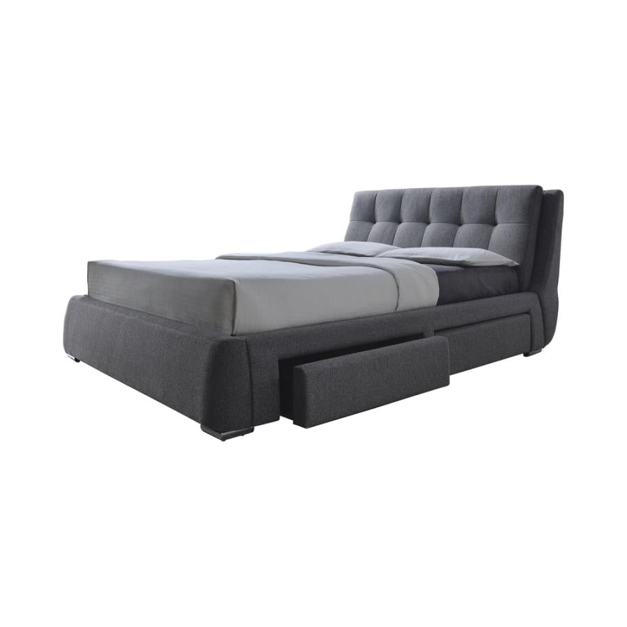 Fenbrook Queen Tufted Upholstered Storage Bed Grey - (300523Q)