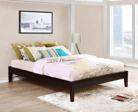 Hounslow Full Platform Bed Cappuccino - (300555F)