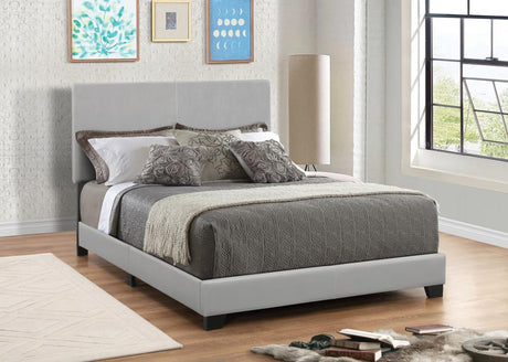 Dorian Upholstered Full Bed Grey - (300763F)
