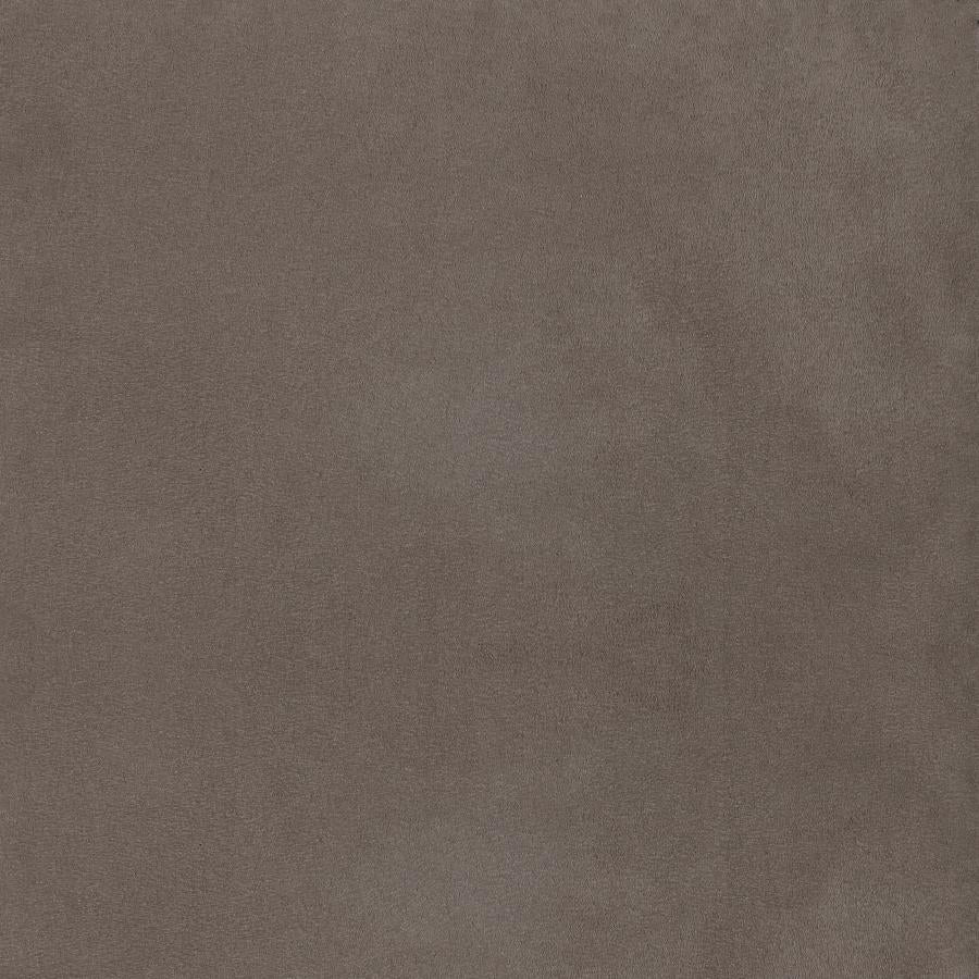 Livingston Upholstered Bench Brown and Dark Bronze - (301396)