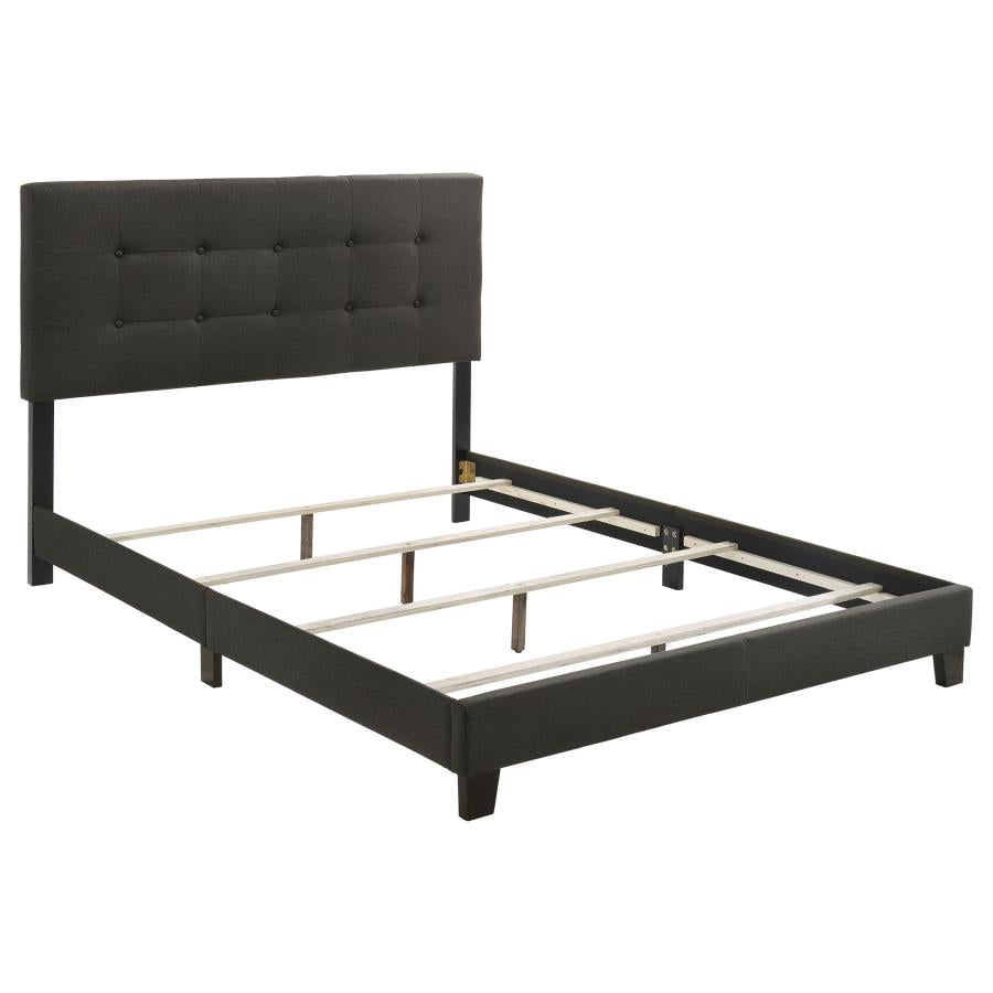 Mapes Upholstered Tufted Full Bed Charcoal - (305746F)