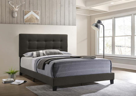 Mapes Tufted Upholstered Queen Bed Charcoal - (305746Q)