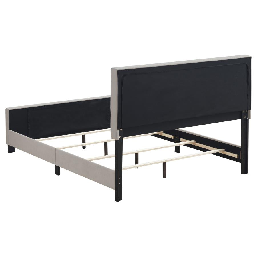 Fairfield Queen Upholstered Panel Bed Beige - (305952Q)