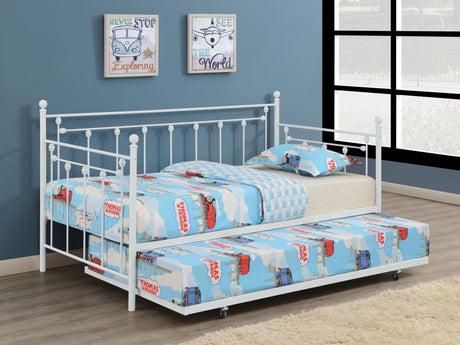 Nocus Spindle Metal Twin Daybed With Trundle - (306055)