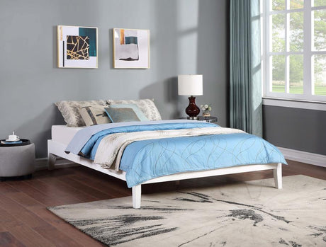 Hounslow Platform Queen Bed White - (306128Q)