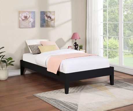 Hounslow Platform Full Bed Black - (306129F)