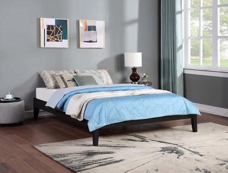 Hounslow Platform Eastern King Bed Black - (306129KE)