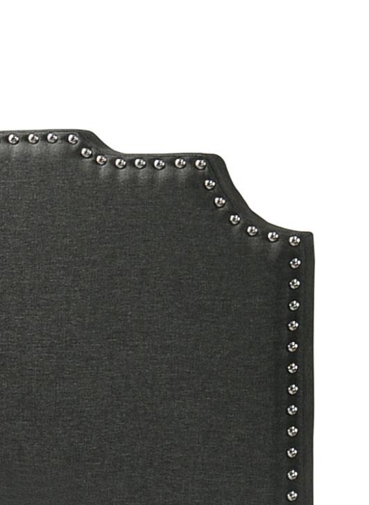 Tamarac Upholstered Nailhead Queen Bed Grey - (310063Q)