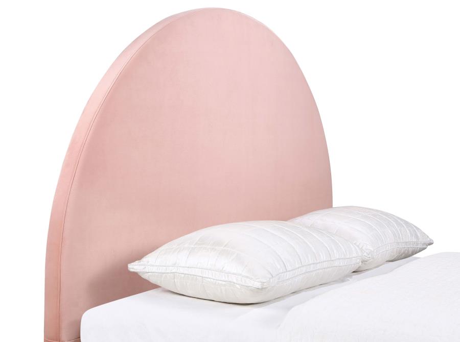 June Upholstered Arched Queen / Full Headboard Blush - (315927QF)
