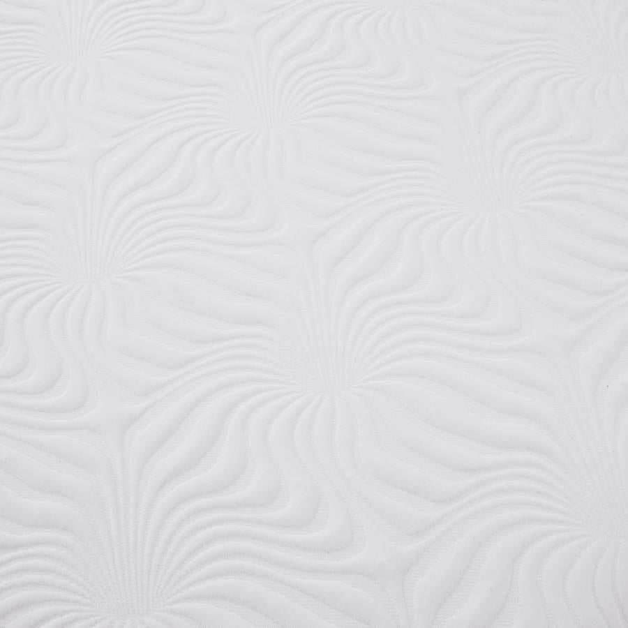 Keegan Twin Long Memory Foam Mattress White - (350063TL)