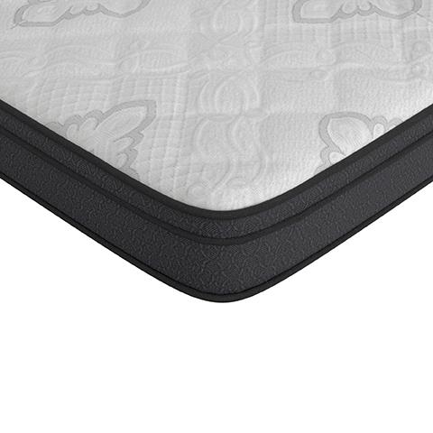 Evie 9.25" Queen Mattress White and Black - (350371Q)