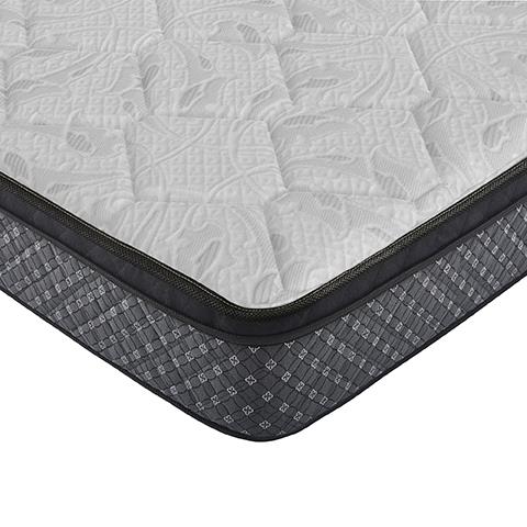 Aspen 12.5" Eastern King Mattress White and Black - (350382KE)