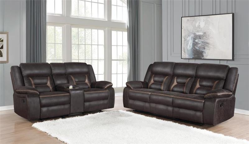 Greer Upholstered Tufted Living Room Set - (651354S2)