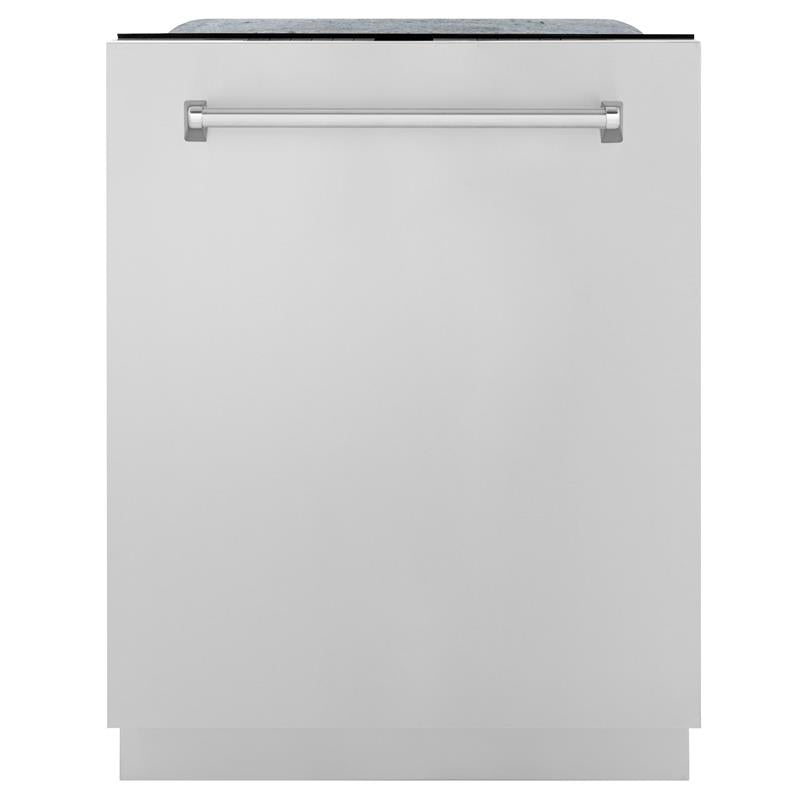 ZLINE 24" Monument Series 3rd Rack Top Touch Control Dishwasher with Stainless Steel Tub, 45dBa (DWMT-24) [Color: Stainless Steel] - (DWMT30424)