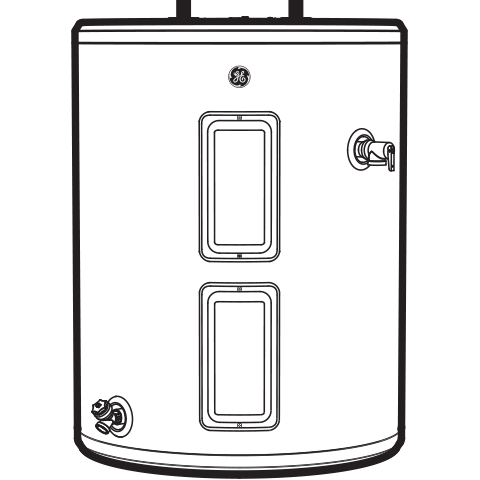 GE(R) 26 Gallon Top Port Lowboy Electric Water Heater - (GE30L08BAM)