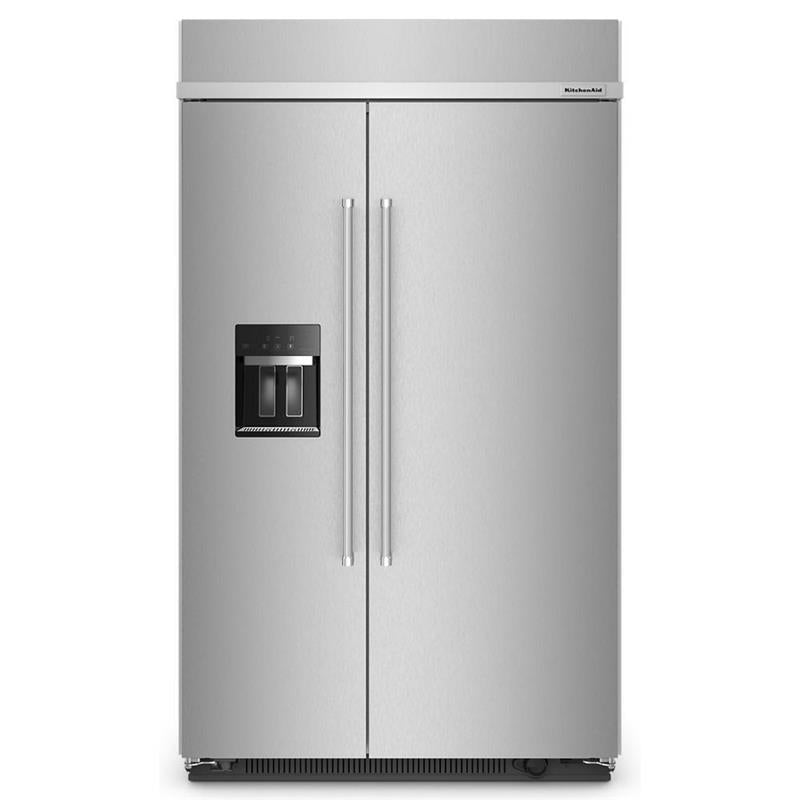 29.4 Cu. Ft. 48" Built-In Side-by-Side Refrigerator with Ice and Water Dispenser - (KBSD708MPS)