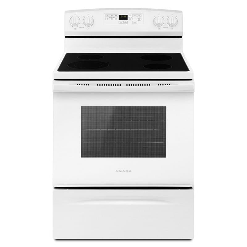30-inch Amana(R) Electric Range with Extra-Large Oven Window - (AER6603SFW)