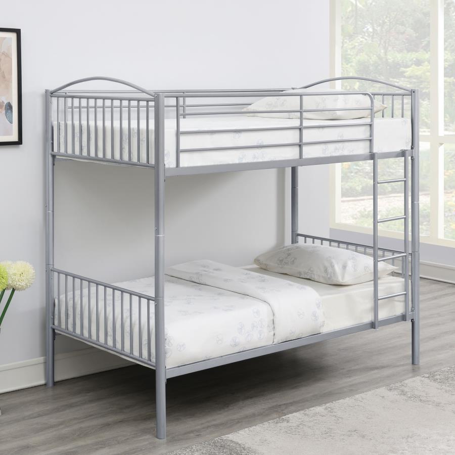 Anson Twin Over Twin Bunk Bed With Ladder - (400730T)